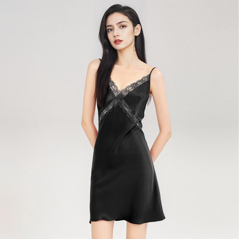 Pure Silk Robe 100% Mulberry Silk Sexy Women's Nightgown